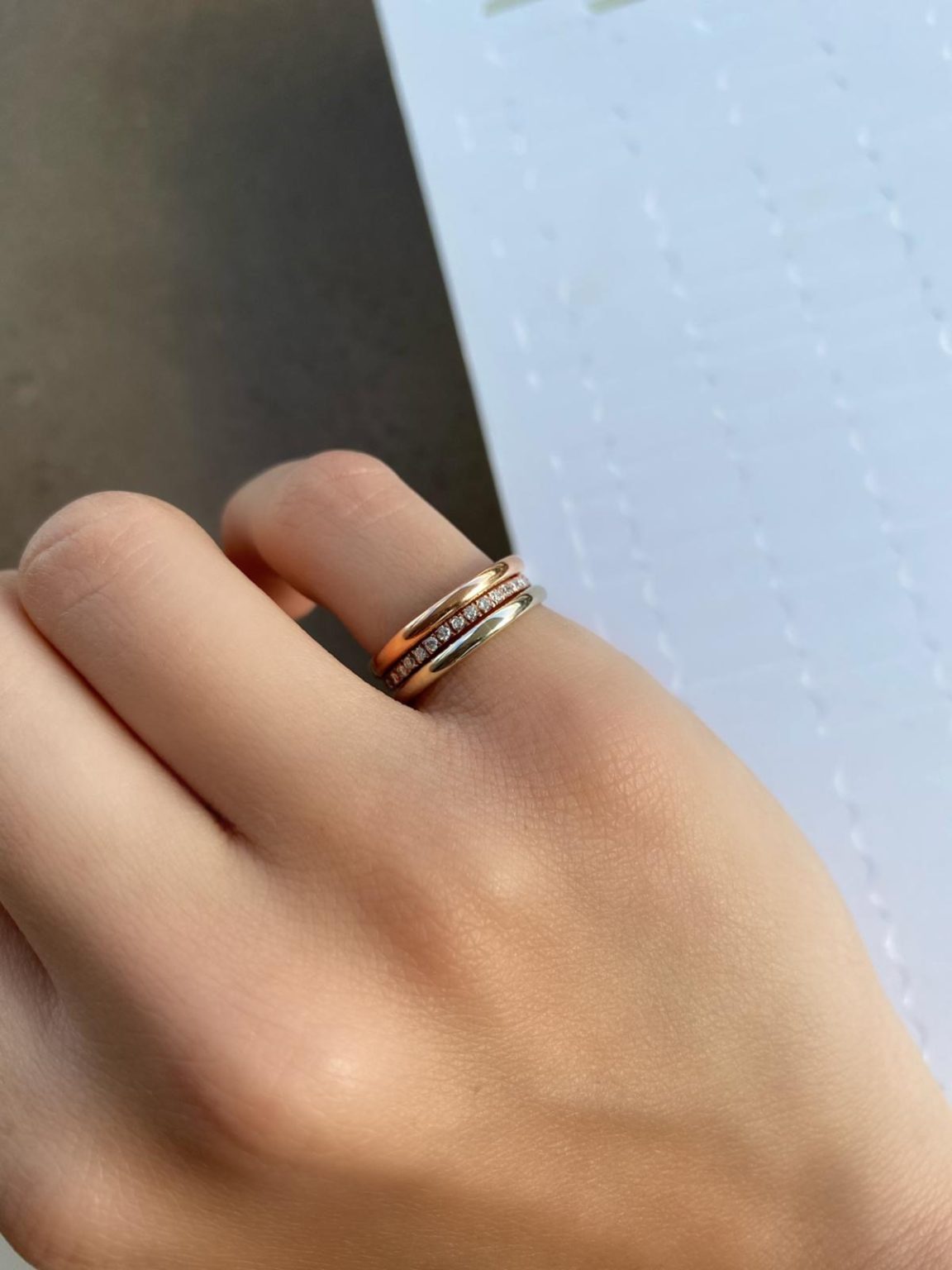 Bague Pinky Trinity