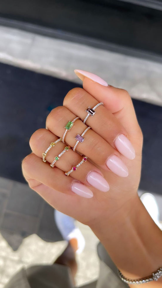 טבעת Iris לאורך