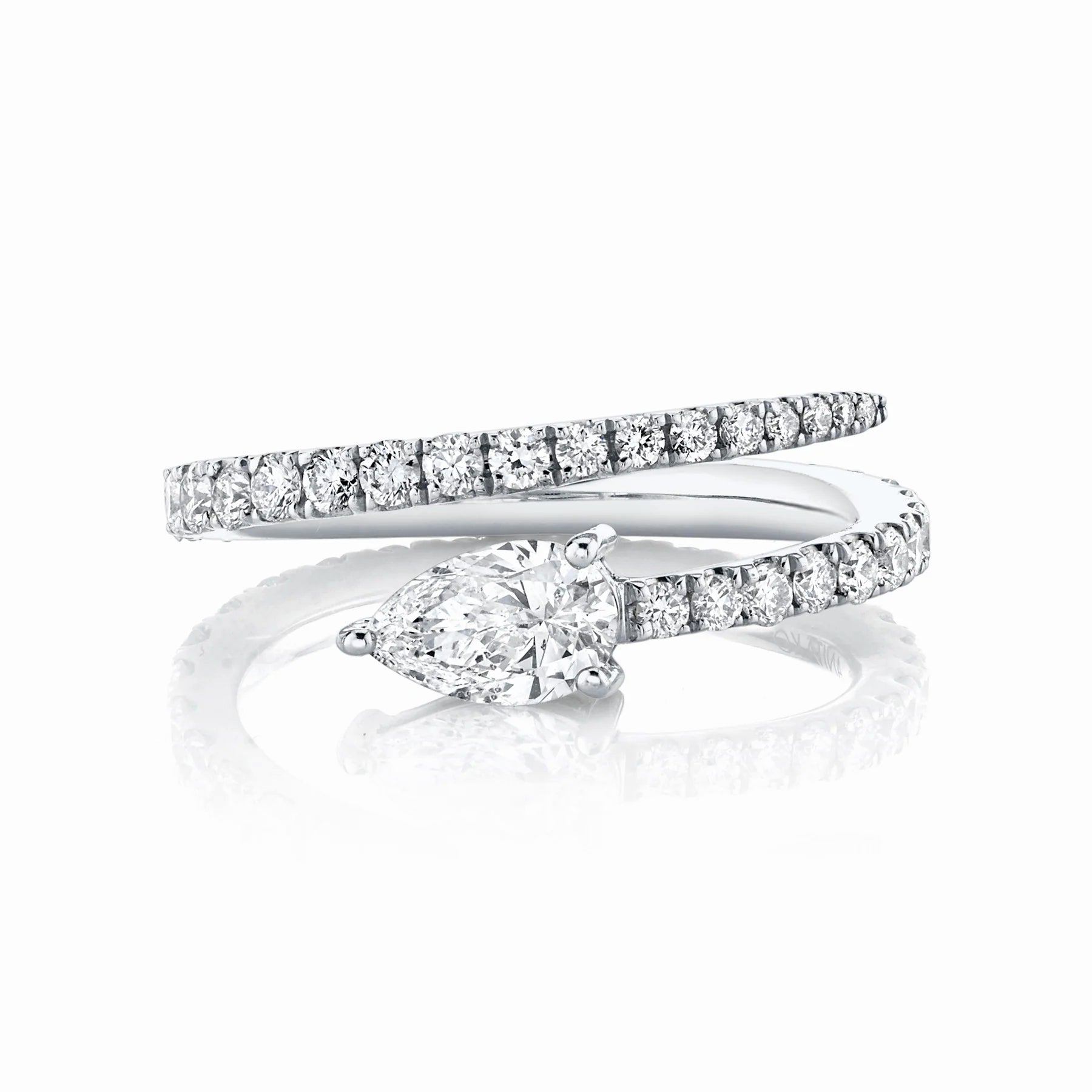 Bague Poire Ouverte