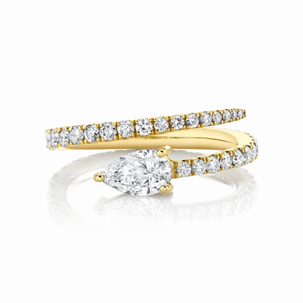 Bague Poire Ouverte
