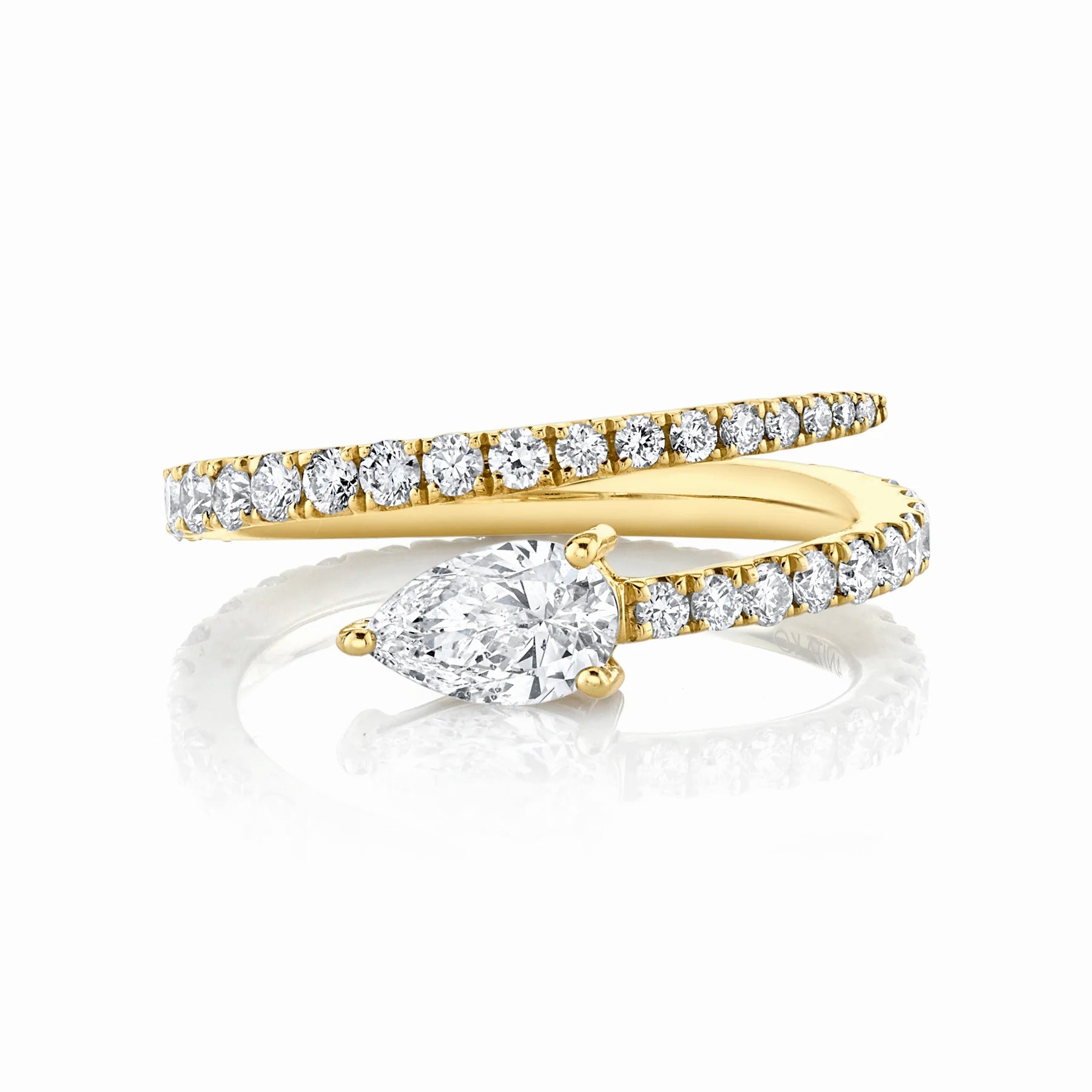 Bague Poire Ouverte