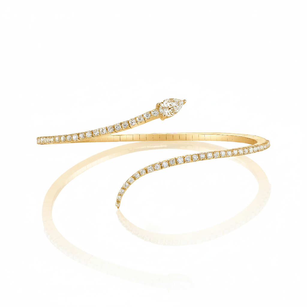 Bracelet Poire Ouvert