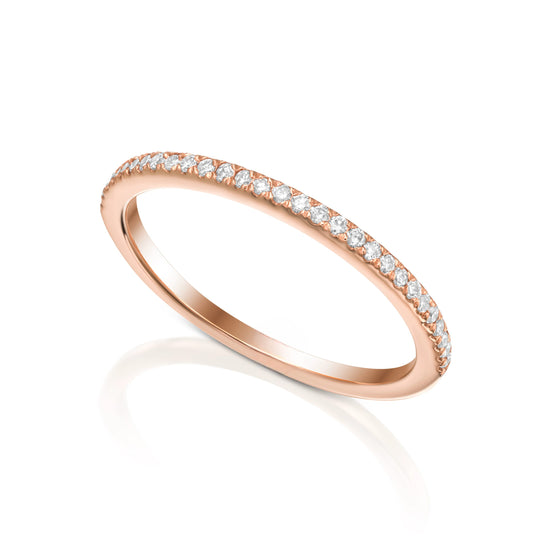 טבעת חצי איטרניטי Lea