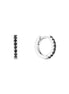Boucles Anna Black Diamonds 8 mm
