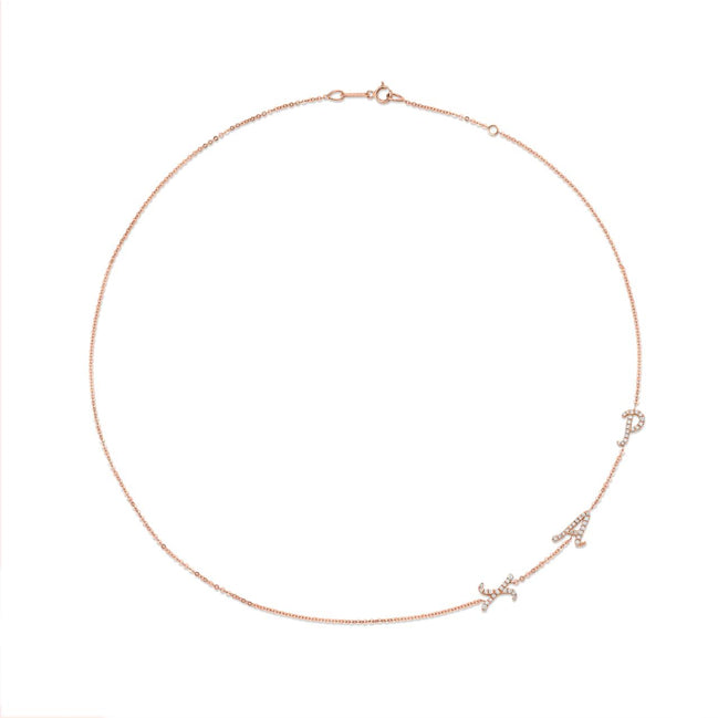 Collier 3 Lettres