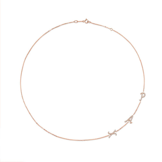 Collier 3 Lettres