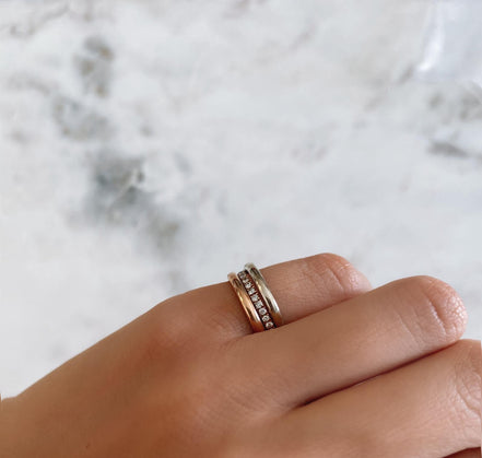 Bague Pinky Trinity