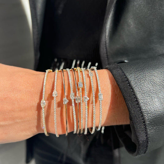 Bracelet Bangle Talia Sertie