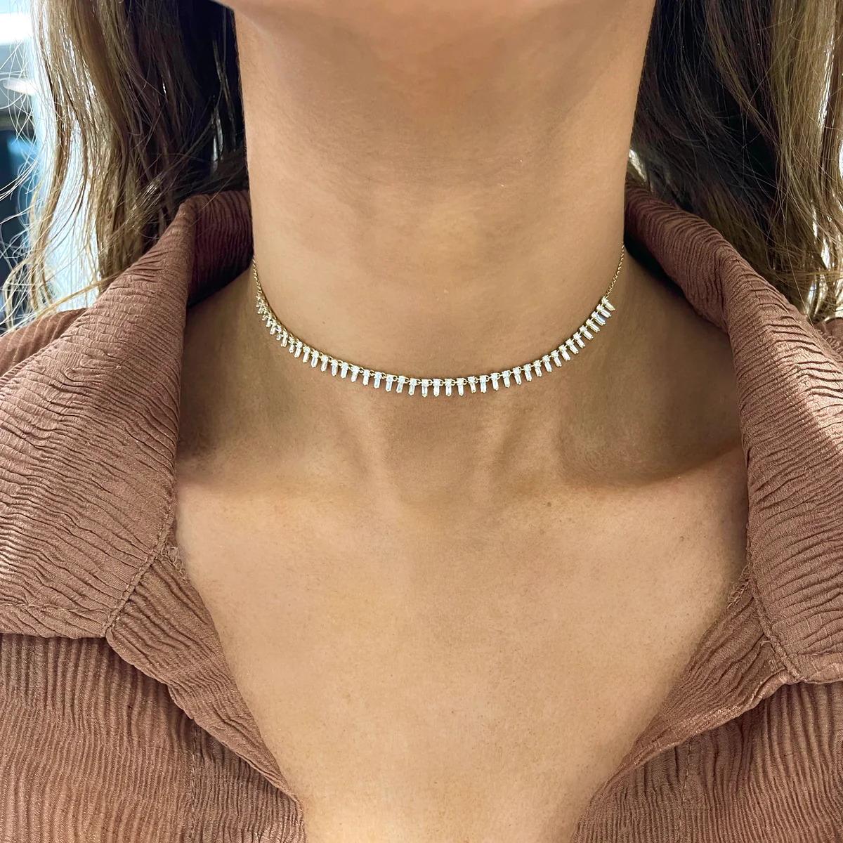 Collier Baguette