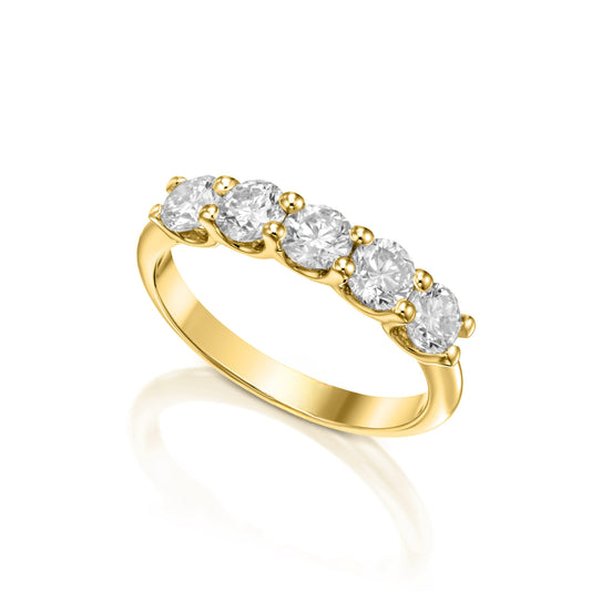 טבעת חצי איטרניטי Gina